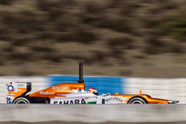 Smooth run for Force India in Barcelona testing